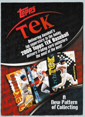 2000 Topps Tek Baseball Pick Your Card(s) 1-45 Complete Your Set