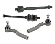Front Inner Tie Rods & Outer Tie Rods 4 Pcs Kit for Lexus LS400 1990-1994