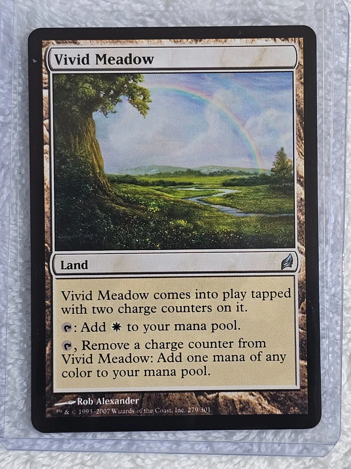MTG Vivid Meadow #279 Lorwyn (LRW) Magic the Gathering Card Rare NM - Image 4 of 4