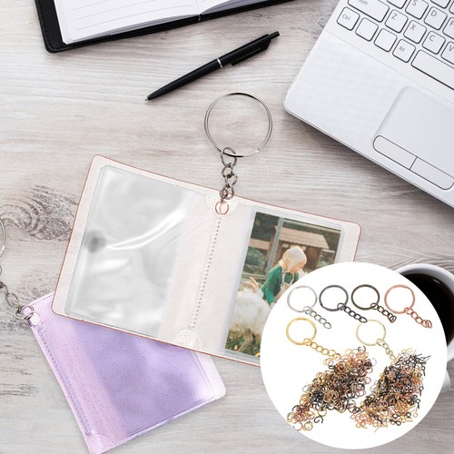 450 Pcs Key Ring Ornaments vente Chain Craft Keychain Making Supplies Kit