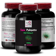 Natural Fusion - SAW PALMETTO 45% EXTRACT - Daily Power 1 Bottle 60 Capsules