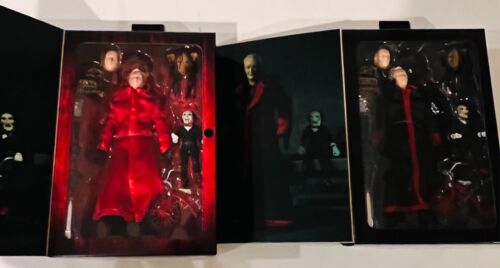 SET OF 2 SAW ULTIMATE JIGSAW KILLER 7" BLACK & RED ROBE VERSIONS NECA 2024-2025 - Picture 3 of 9