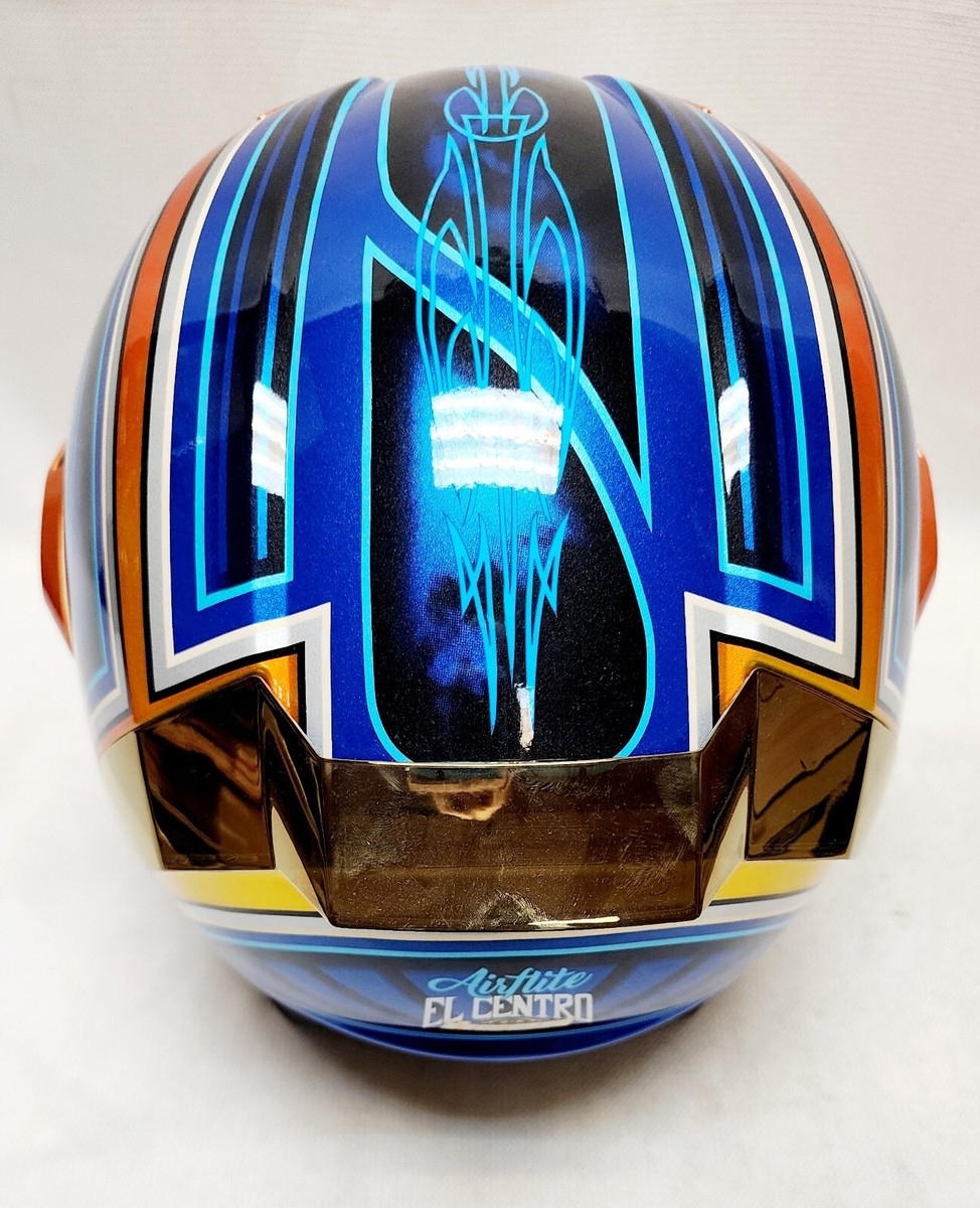 Icon Airflite El Centro Blue Full Face Street Motorcycle Helmet