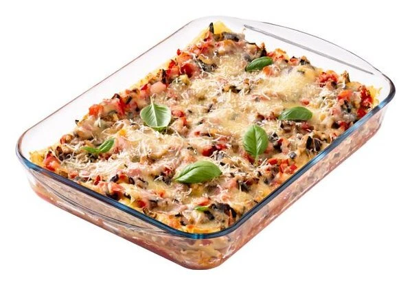 Pyrex Pirofila Vetro borosilicato (40x28x6cm) Trasparente 239B000 7646 - Immagine 3 di 3