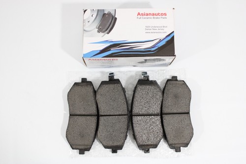 AutoShack Front Drilled &amp; Slotted Brake Rotors Ceramic Brake Pads | Replacement For Saab 9-2X Subaru Legacy Outback Baja Impreza 2003-2008 Forester AWD | E-Coated | 6-PC Brake Kit | ShadowGuard