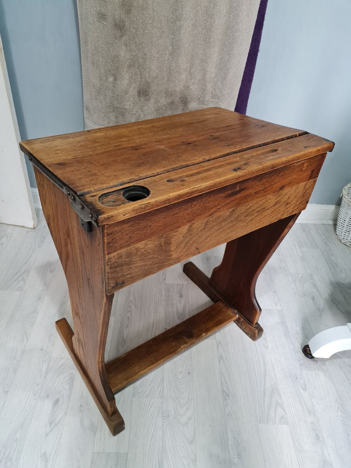 antique school desk eBay