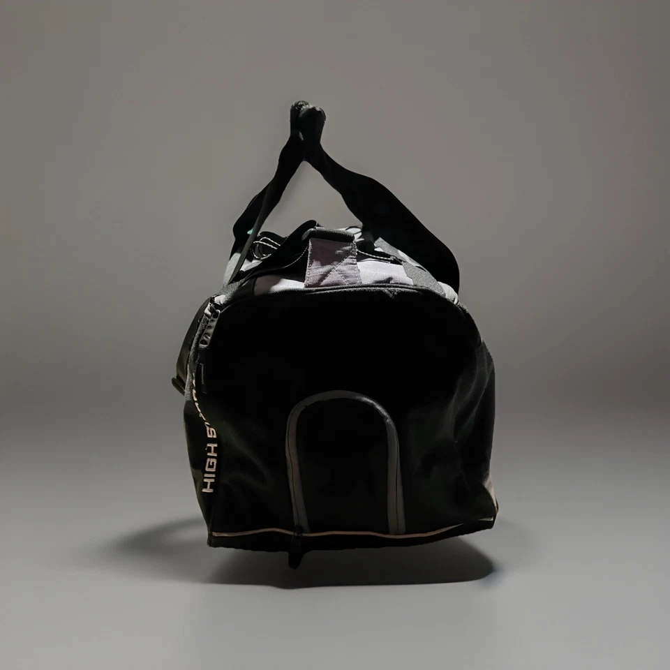 High Sierra Large Black Gray Duffel Bag Travel Gym Sports Shoulder Strap 24” - Image 3 of 4