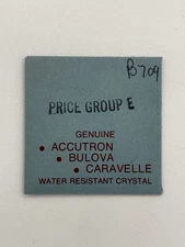 Accutron Bulova Watch Crystal B709 Ladies Vintage NOS