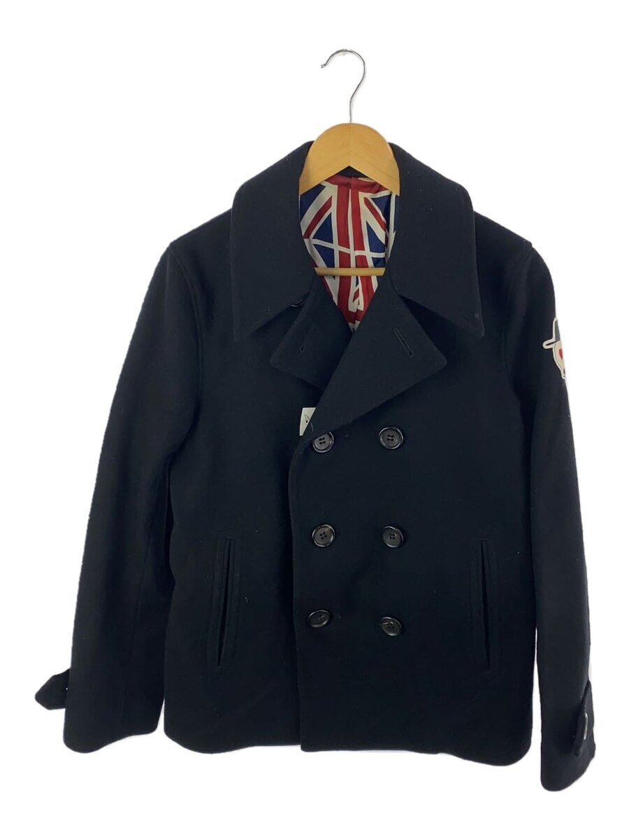Wacko Maria Black Wool Peacoat M 08Aw Out 47