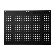 National Public Seating Peg Boards 19"x26" Black (2-Piece per Box w/50 Hooks)