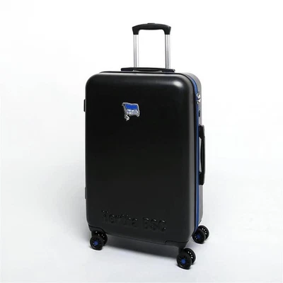 MARKENMERCH GMBH & CO. KG Hertha BSC Berlin 28 zoll Trolley Koffer schwarz official mit Logo Fanartikel