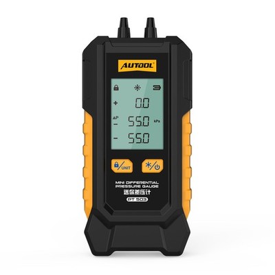 Portable Digital Manometer Differential Pressure Gauge HVAC Gas Tester Meter US