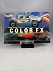 Vintage Hot Wheels Color FX Military Machines Mattel Hummer Big Bertha Tank