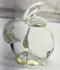Vintage Fenton Glass Bunny Rabbit Clear Paperweight Figurine Marked