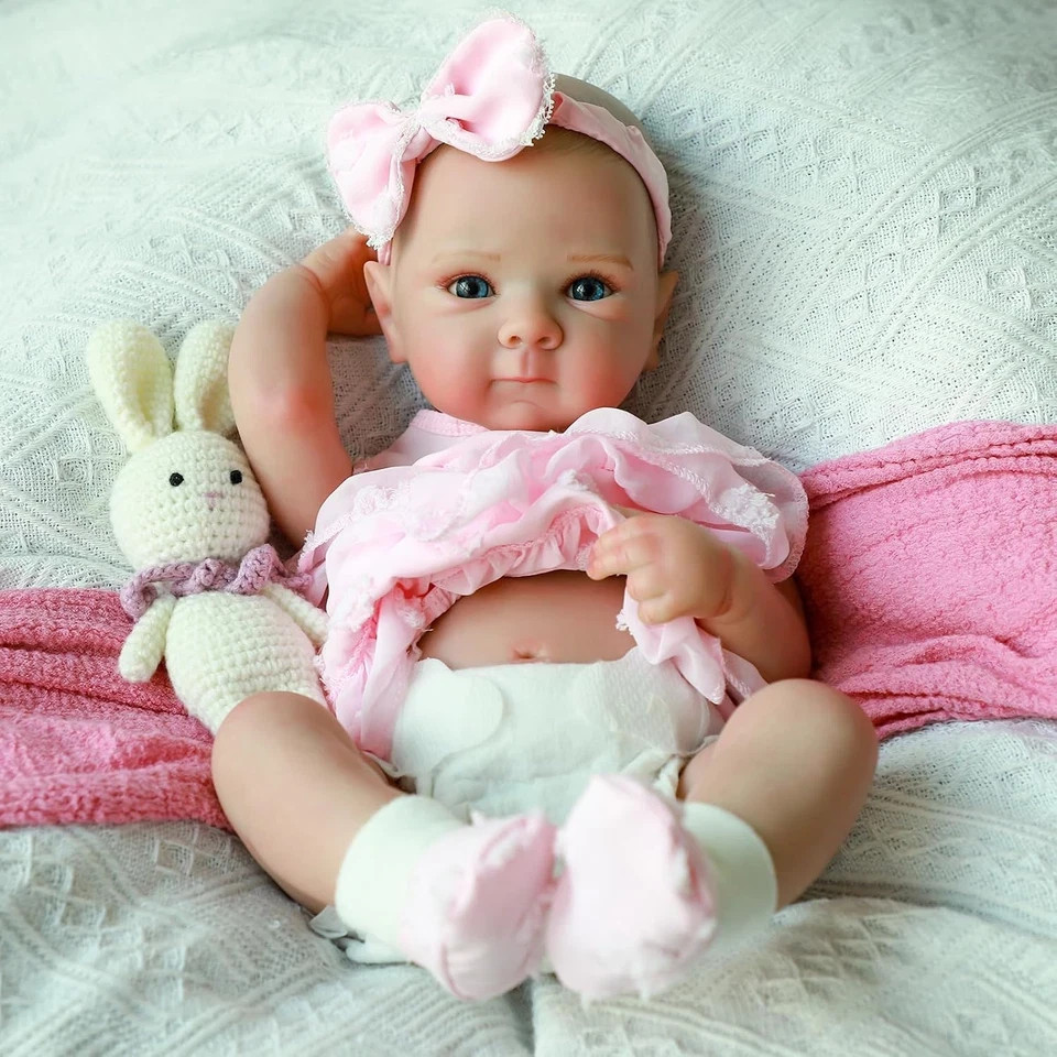 Reborn Baby Dolls Silicone Full Body 20 Inch Waterproof Realistic Newborn Baby