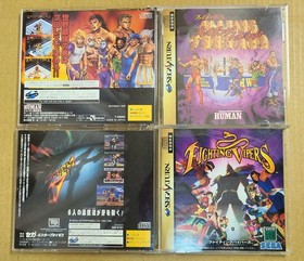 Sega Saturn Virtua Fighter 1 2 Remix Kids Mega Mix Vipers Blazing tornad 7 Games