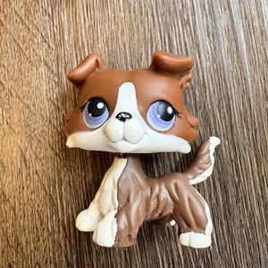 Figurine LPS Littlest PetShop Puzzle Variante Originale - Chien Colley Authentique HASBRO