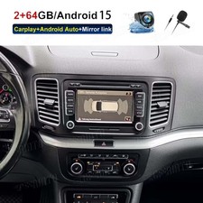 Für VW Sharan 7N Seat Alhambra II 2010-2022 Carplay GPS Android 15 Autoradio KAM