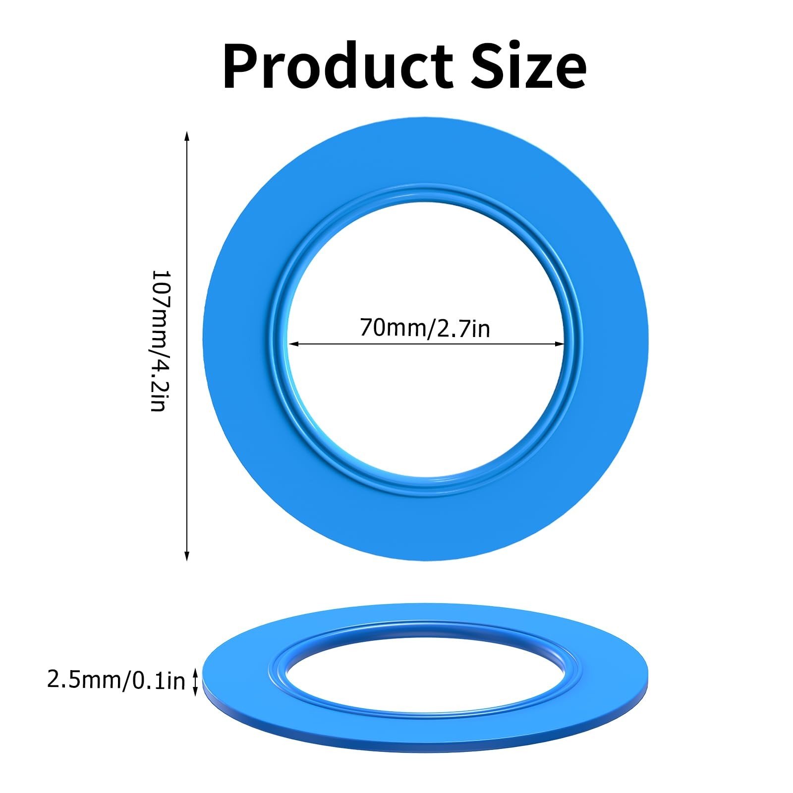 Flush Valve Seal for American Standard and Eljer Toilet 3 Pack Toilet Parts f...
