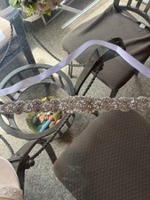 Love bridal crystal headband