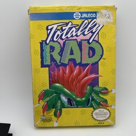 Totally Rad Nintendo NES In Box CIB Game Box No Manual