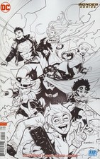 Young Justice 1B Gleason B&W Variant FN 2019 Stock Image