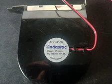 PC Case Expansion Slot Rear Exhaust Cooling Fan with LP4 Connector