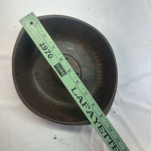 Vintage H.M. Quackenbush Plastic Wood Look Nut Bowl Holiday-no tools - Picture 6 of 7