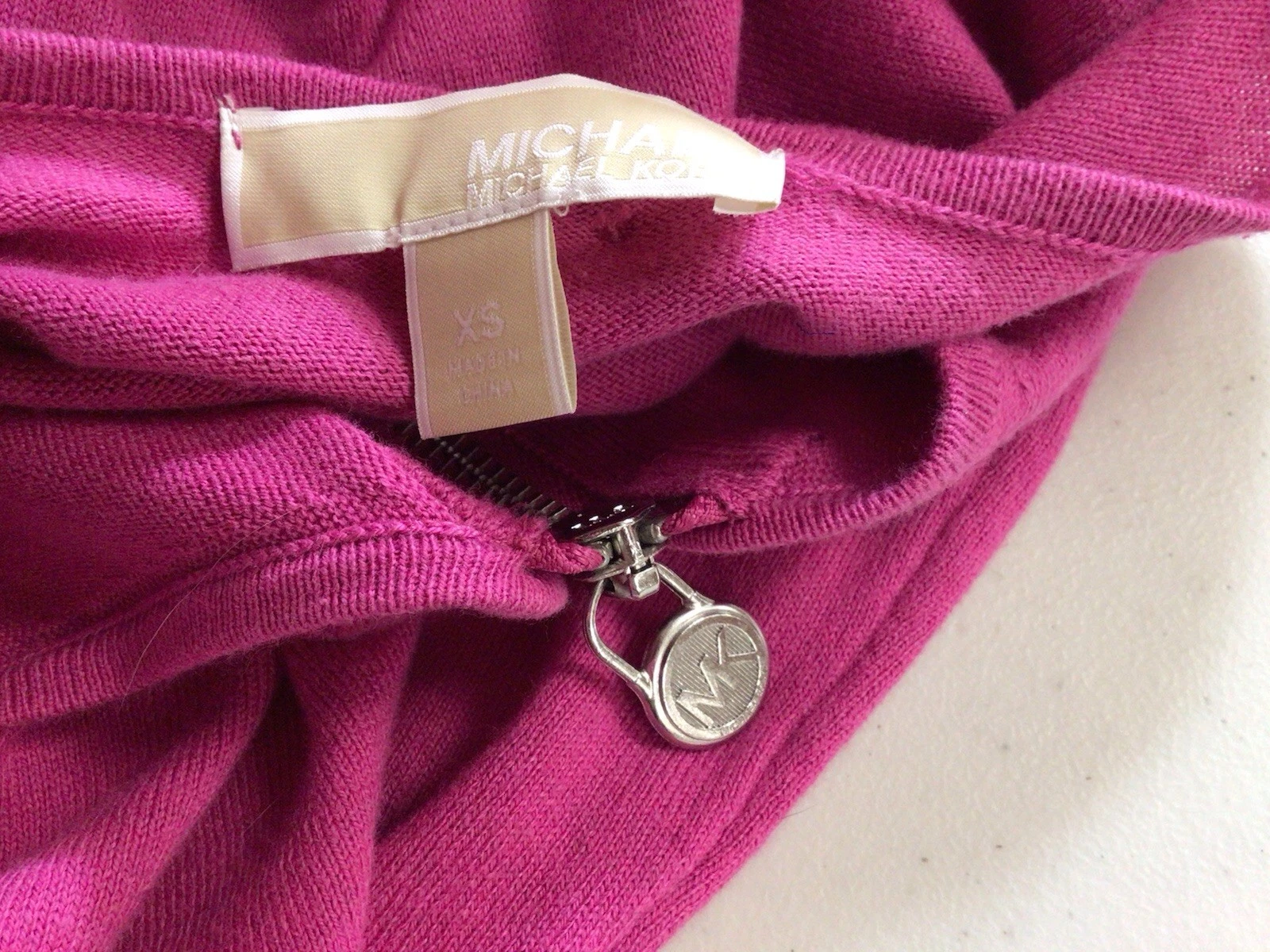 Michael Kors Vestito Maglione Rosa Donna XS