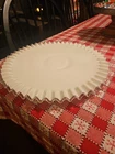 Vintage Fenton Silver Crest 15"cake/torte Plate