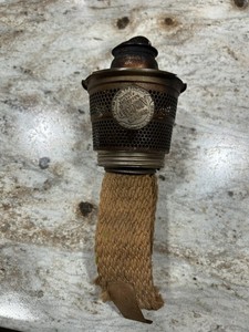 Nu-Type Model A Aladdin Burner for Kerosene Lamp Nickel Plated Made in Chicago