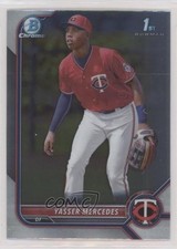 2022 Bowman Chrome Prospects Yasser Mercedes #BCP-171 7bt