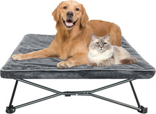 Outdoor Dog Bed - Portable, Elevated Camping Dog Cot for Indoor, Courtyard