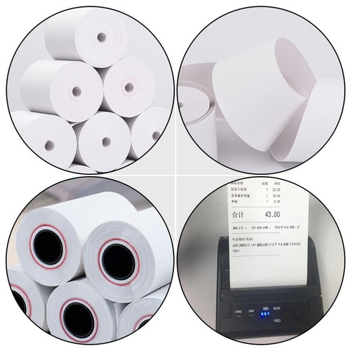 80 Rolls Address Thermal Labels Printer Sticker Roll White Thermal Paper Labels - Picture 6 of 12