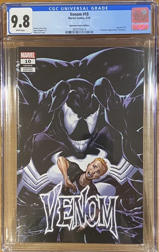 Venom 10 CGC 9.8 1st Cover App of NEW VENOM DYLAN BROCK! Philip Tan Variant
