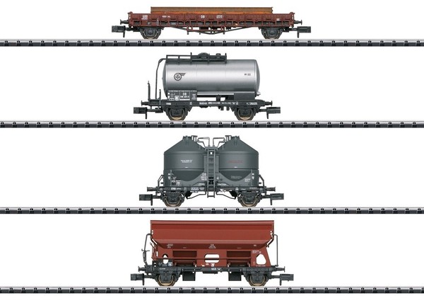 Minitrix 18722, 4Tlg. Set GüTerwagen, Db, Neu & Ovp, N-image