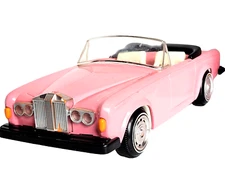 1980s Barbie Pink Rolls Royce Classic Convertible Car Zima 20” Hong Kong