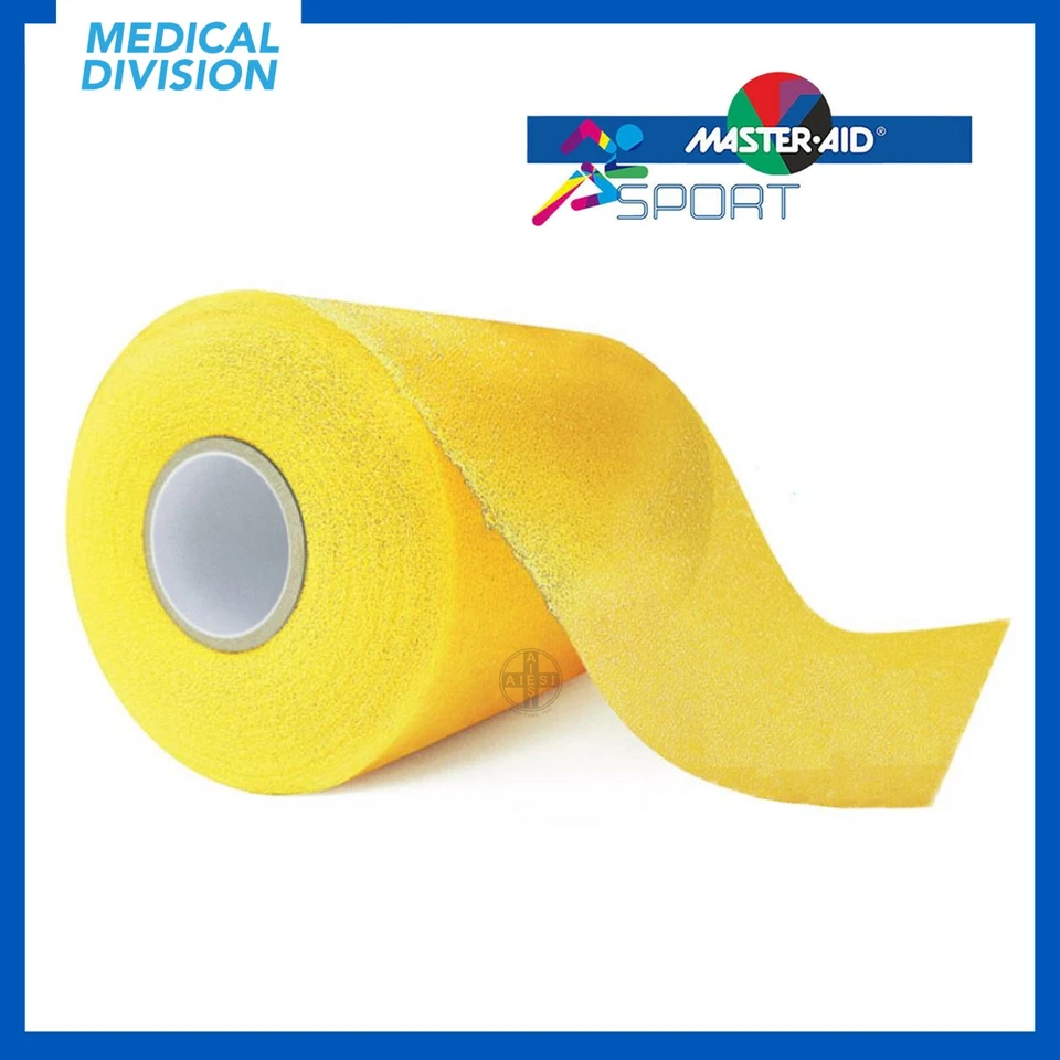 MASTER AID Benda Salvapelle per bendaggio taping sportivo m 20x7 cm - Made in Italy