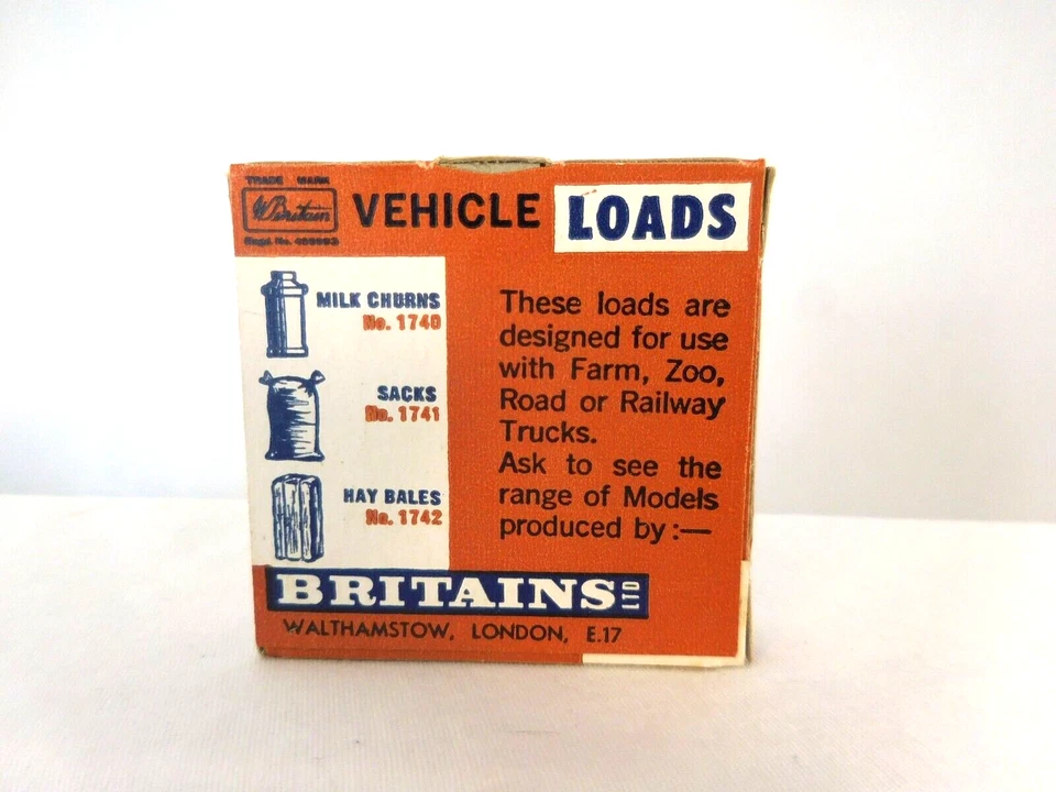 Britains Herald # 1740 9 batidores de leche plástico sin pintar vehículos cargas nuevo Foto 3 de 4