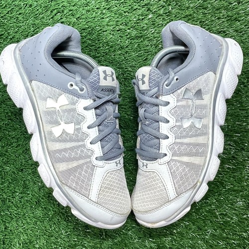Under Armour Micro G Assert 6 Grey Silver Sneakers Women’s size 8