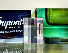Genuine S.T. Dupont Line 1 Lighter in Silver