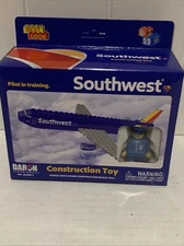 Daron Southwest Plane 55 Piece Construction Toy Snap Blocks No. BL888-1 New