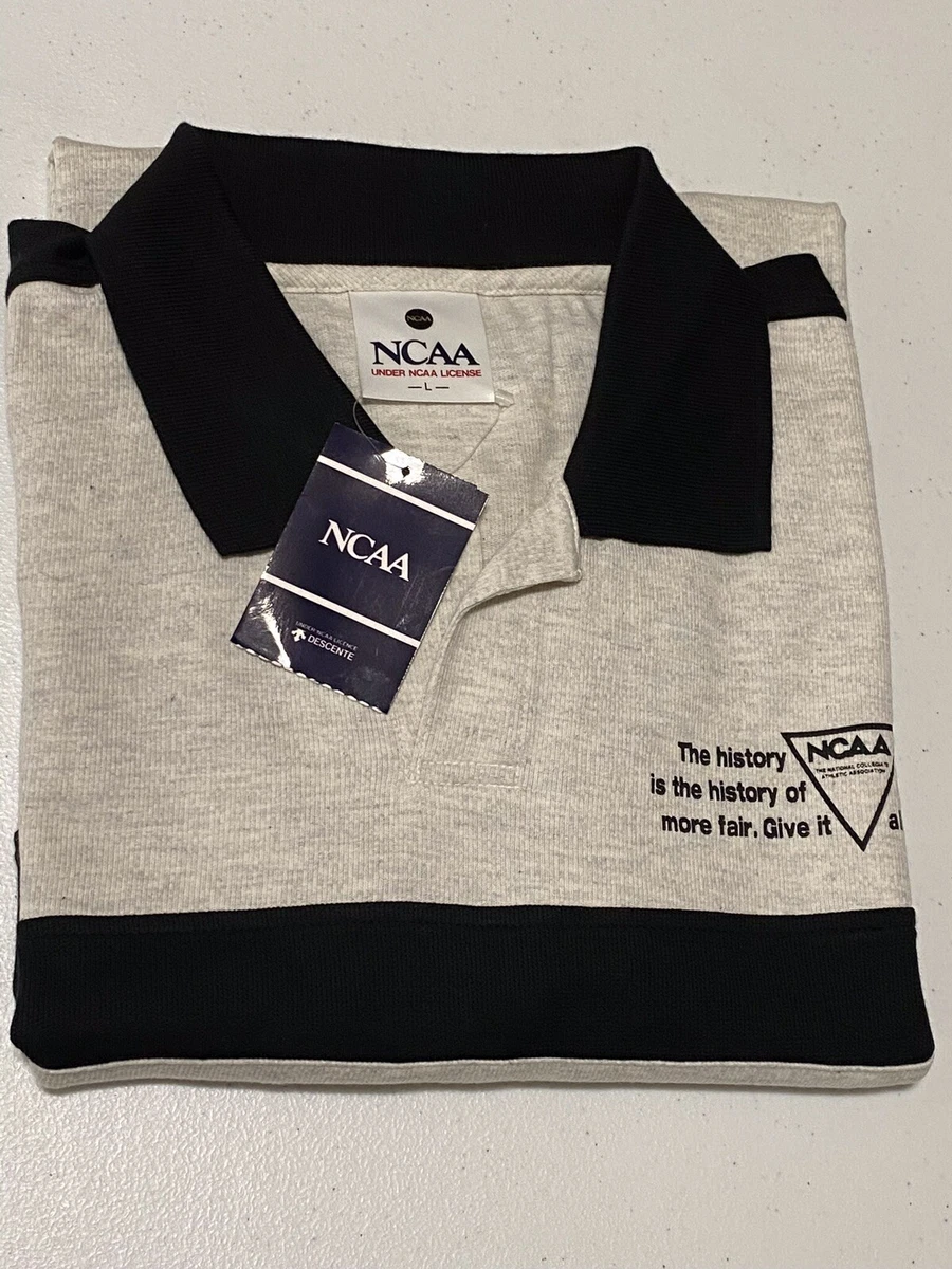 NCAA The National Collegiate Sponsor Dealer Polo Shirt by Descente Sports Gray M