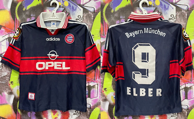 Bayern Munich Elber 1997 1998 1999 Home Football Soccer Jersey