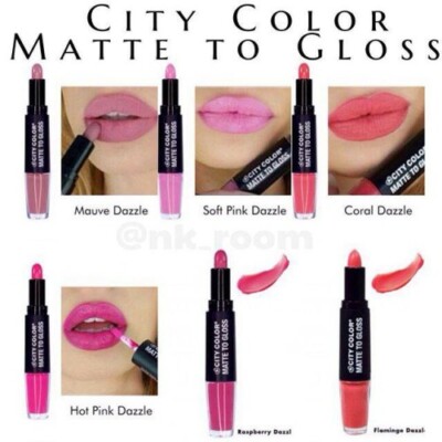 City Color Cosmetics Matte to Gloss Lipstick ''Pick Your Shade'' New 53-HU158