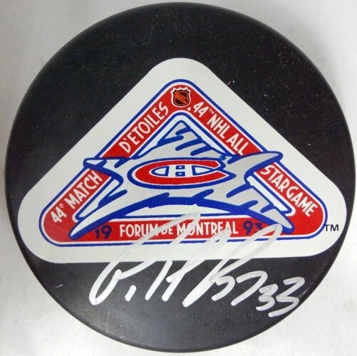 Disco de hóquei assinado por Patrick Roy National Hockey League NHL Colorado Avalanche #33 - Imagem 3 de 4