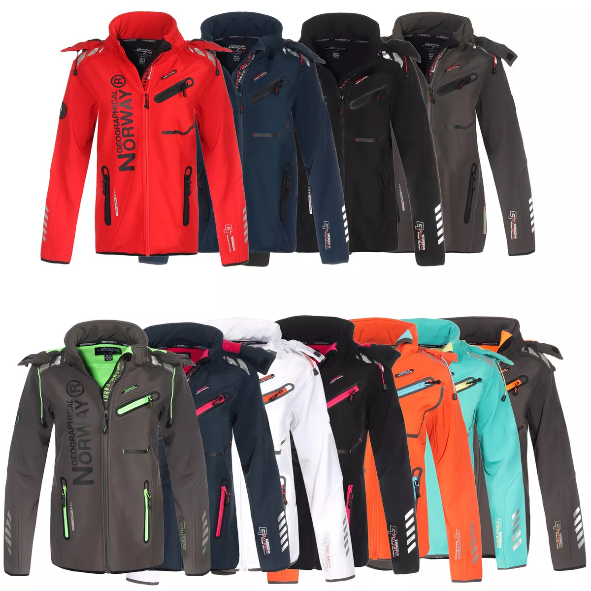 Geographical Norway Mujer Chaqueta Softshell Sport Funciones Lluvia  Senderismo