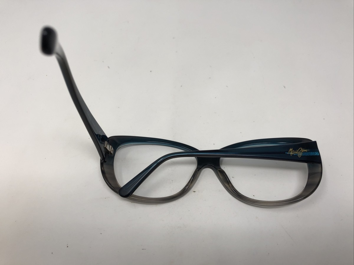Maui Jim Eyeglasses Frame teal grey MJ 290-03C PIKAKE ME-SG 61 15‎ 135 w/ case Maui Jim Sunglasses MJ290-03C PIKAKE ME-SG Blue Gray 61-15  main image 2
