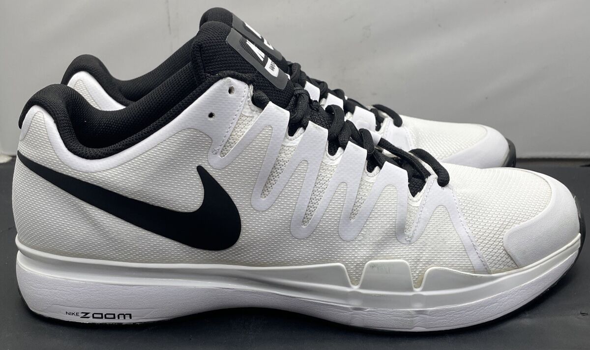 Nike Zoom Vapor 9.5 Tour White Black Federer Rafa Tennis Nike Zoom Vapor 9.5 Tour White Black Federer Rafa Tennis
