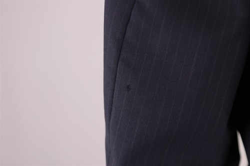 Burberry London Bond St Navy Blue Striped 3-Btn Blazer Jacket 42L - 第 9/11 張圖片